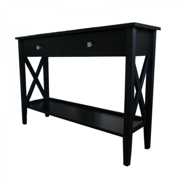 Konsola drewniana do salonu Hampton 120cm