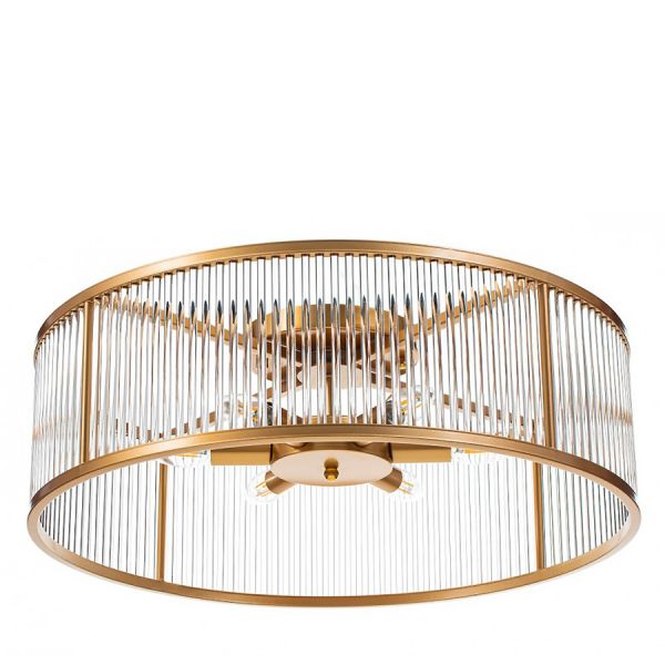 Plafon złoty Art Deco 60cm