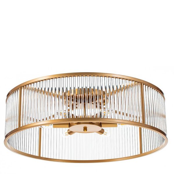 Złoty plafon Art Deco 80cm