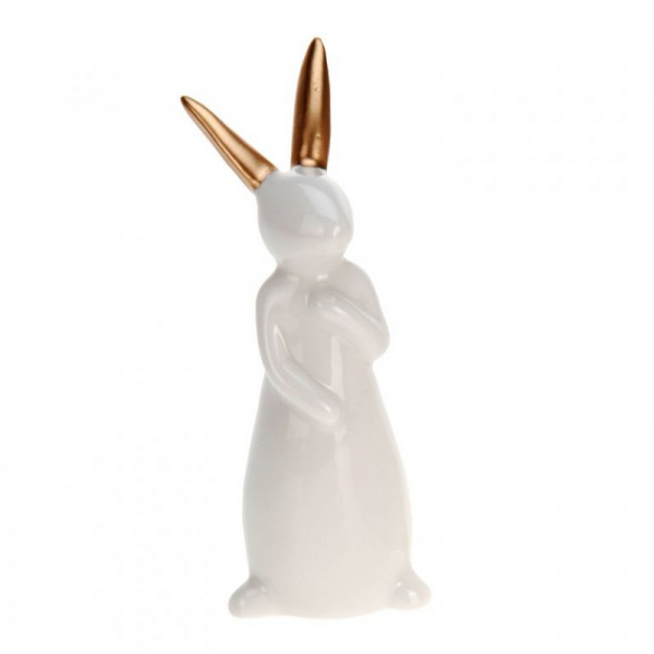 Figurka dekoracyjna Easter Gold Bunny I
