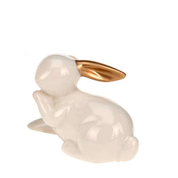 Figurka dekoracyjna Easter Gold Bunny III