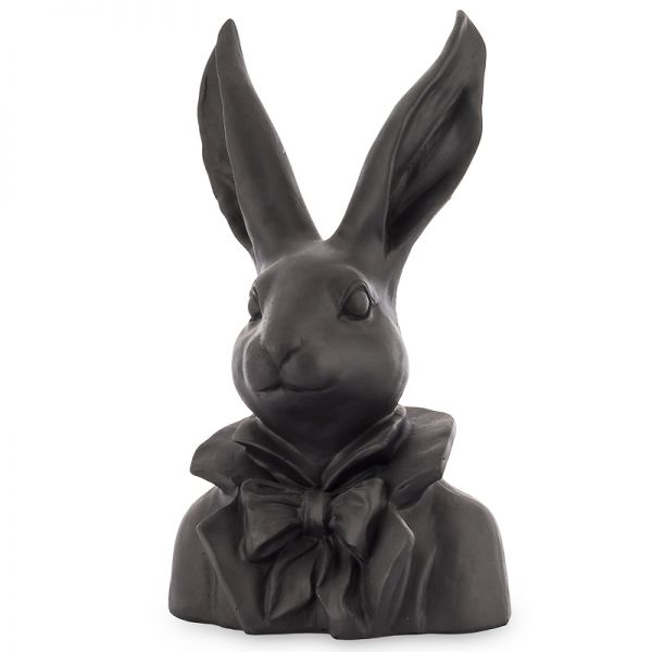 Dekoracyjna figurka popiersie Królik Bunny Black 35cm