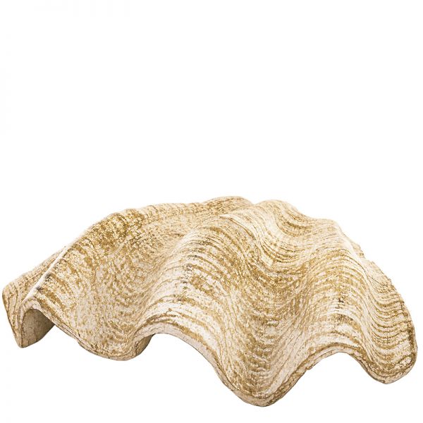 Dekoracja muszla złota Shell II 6x21x15cm