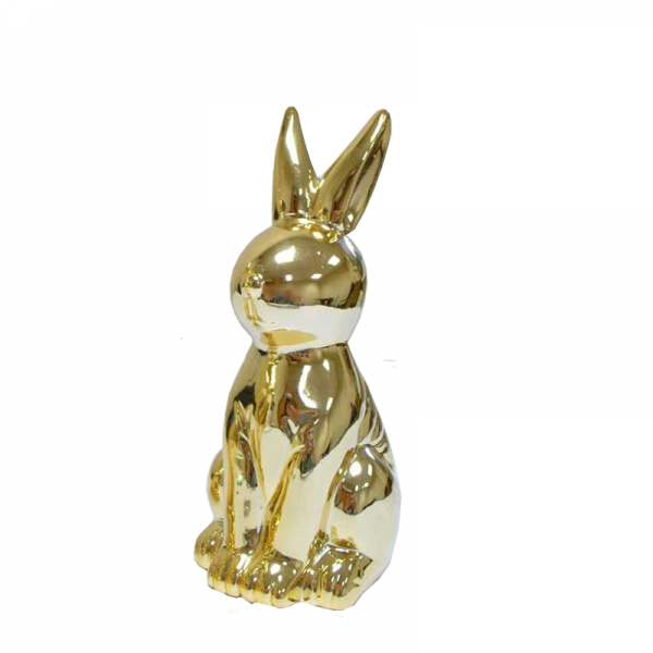 Figurka dekoracyjna Easter Gold Bunny VI