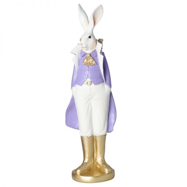 Figurka dekoracyjna Królik Wielkanocny Violet II wys.37,5cm