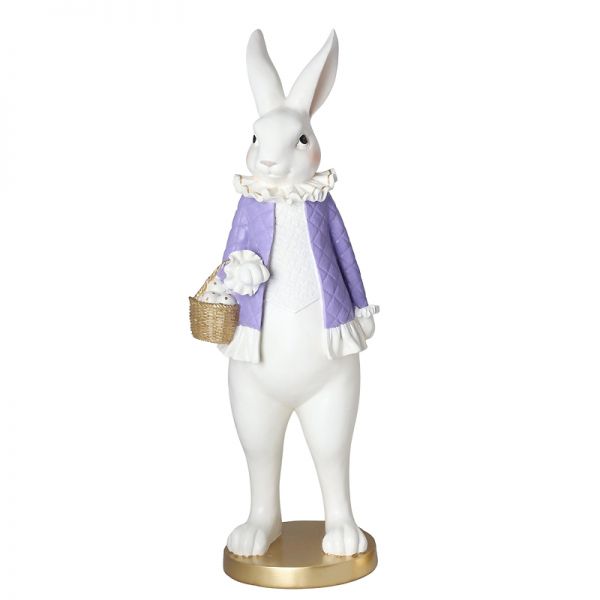 Figurka dekoracyjna Królik Wielkanocny Violet VII wys.53cm