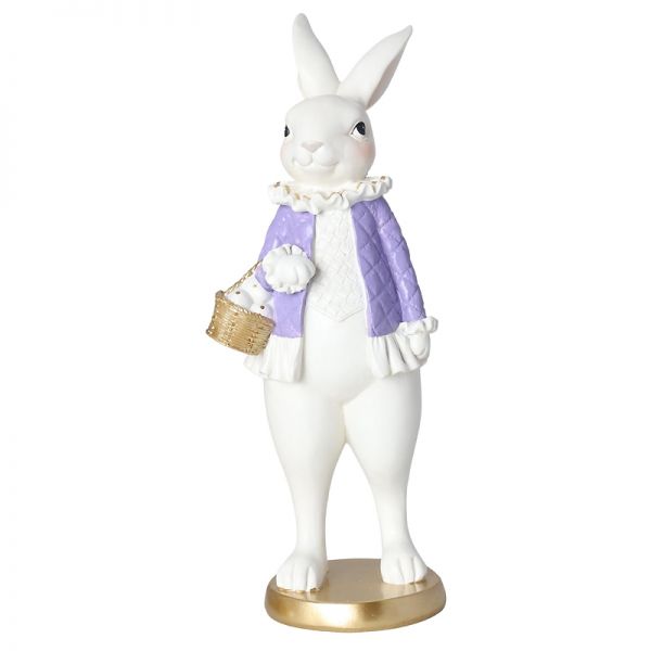 Figurka dekoracyjna Królik Wielkanocny Violet XII wys.25,5cm