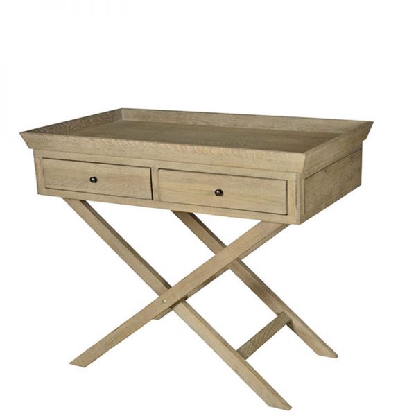 Stolik pomocniczy drewniany Hamptons Rustic Wood