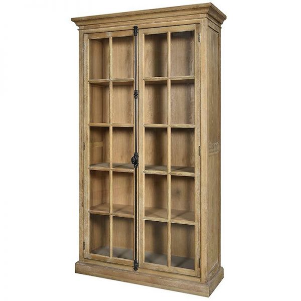 Drewniana biblioteka Hamptons Rustic Wood