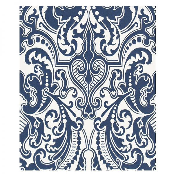 Tapeta Ralph Lauren Damask Navy