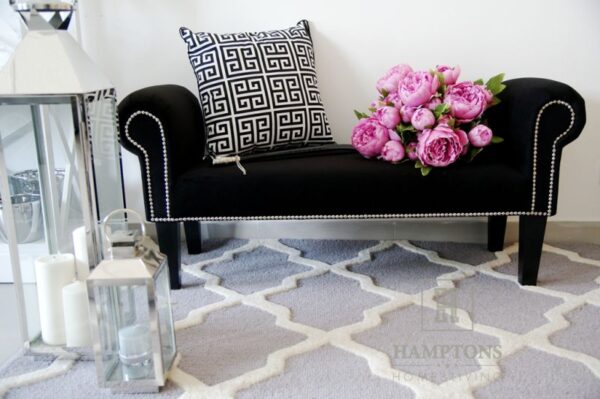 Ławka tapicerowana w stylu glamour Bench Glam