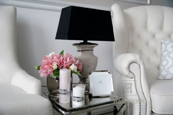 Lampa stołowa Glam Taupe 40cm