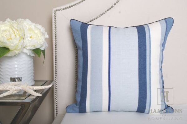 Poduszka Stripe Blue&Navy 45x45cm
