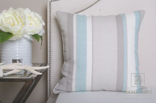 Poduszka Stripe Blue&Beige 45x45cm