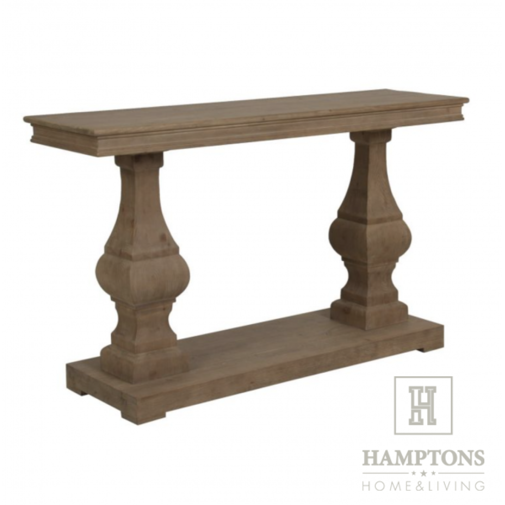 Konsola drewniana w stylu hampton Hamptons Rustic Wood