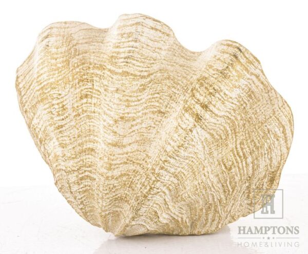 Dekoracja muszla złota Shell II 6x21x15cm
