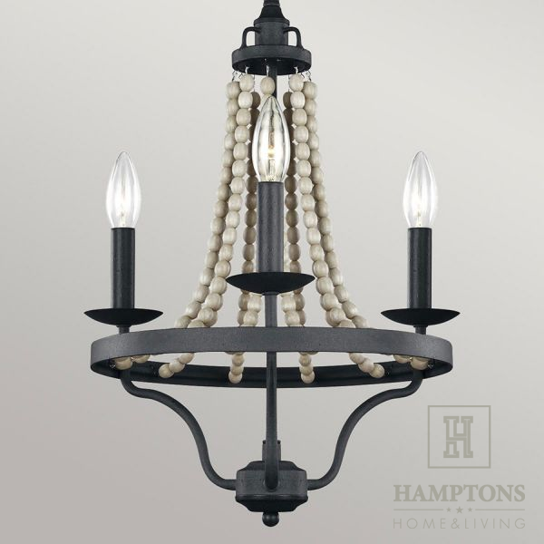 Lampa wisząca w stylu farmhpuse Nora 3 śr.37,5cm