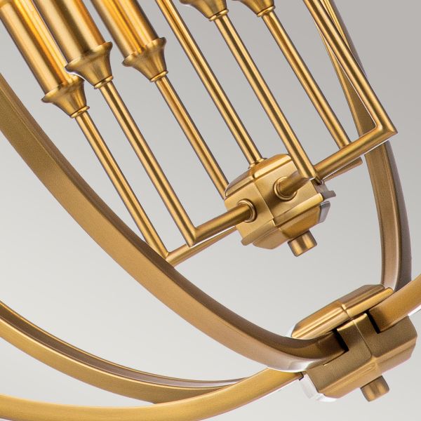 Lampa wisząca kula Corintia 6 Gold