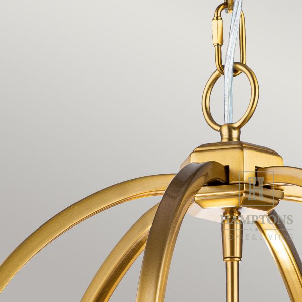 Lampa wisząca kula Corintia 3 Gold